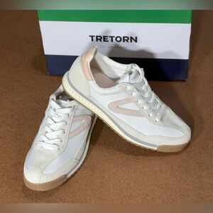 Tretorn Women's Cream and Tan Sneakers